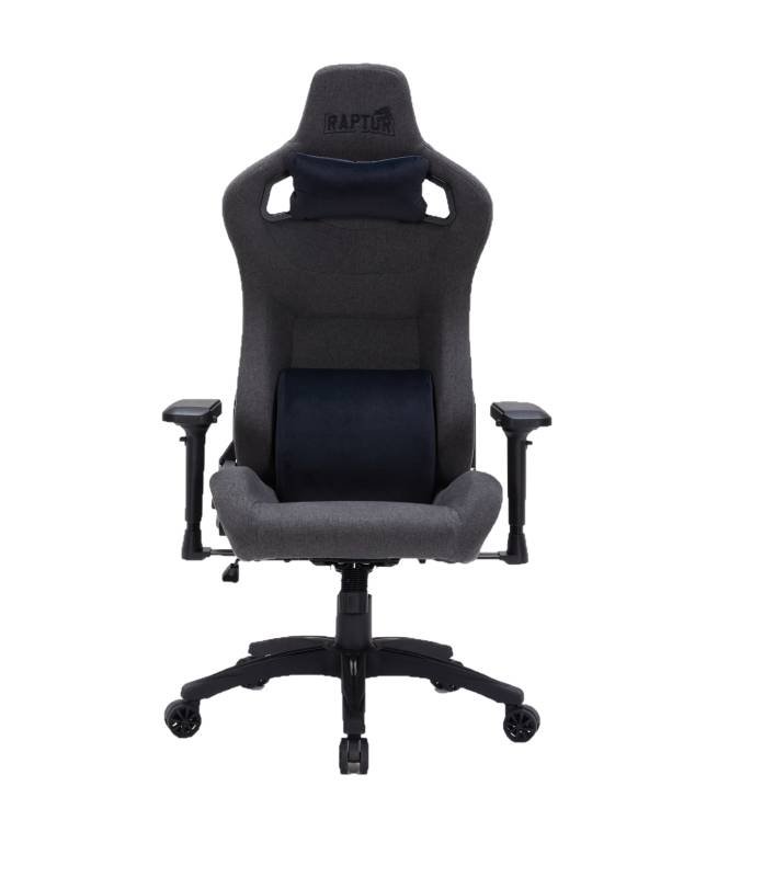 SILLA GAMER RAPTOR THRONE R20 TELA NEGRA
