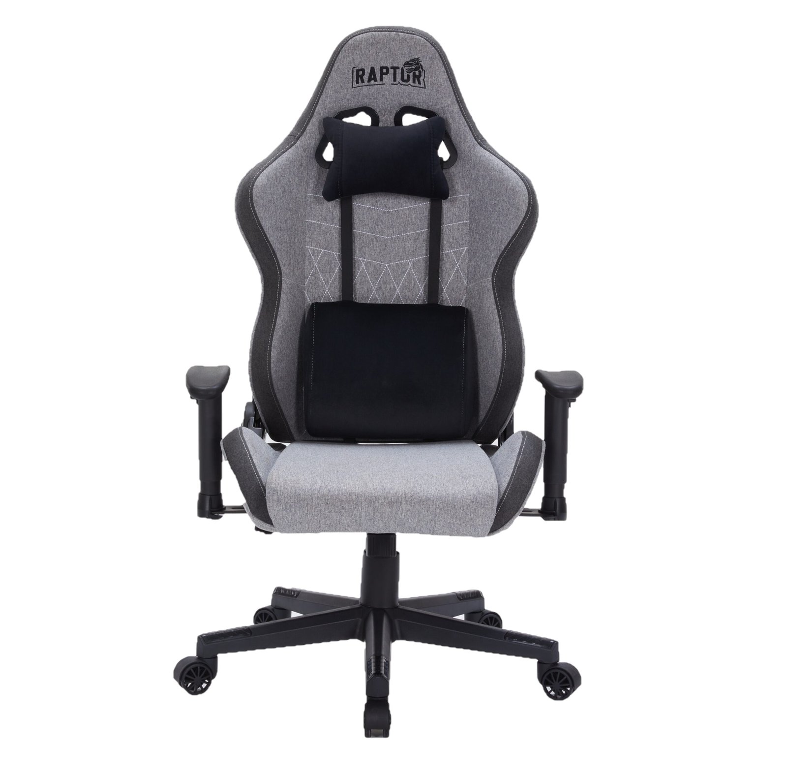 SILLA GAMER RAPTOR THRONE R1 TELA GRIS