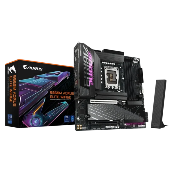 Mother GIGABYTE B860M Aorus Elite WIFI6e DDR5 - LGA 1851