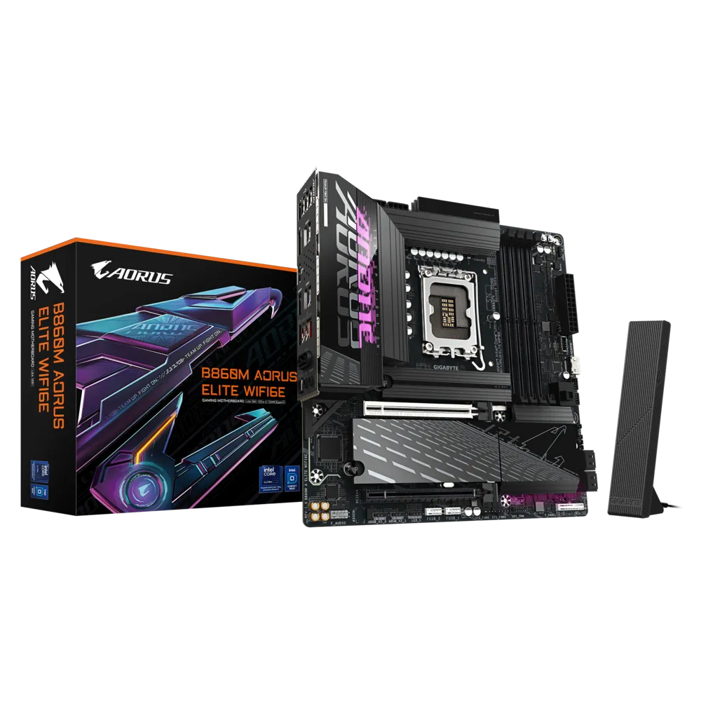 MOTHER GIGABYTE B860M AORUS ELITE WIFI6E DDR5 - LGA 1851