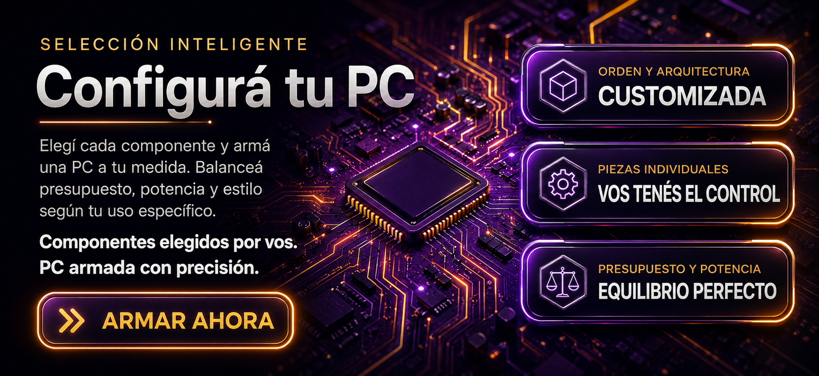 Configurá tu PC