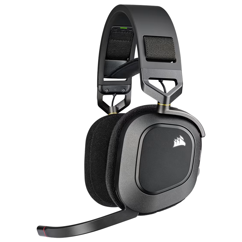 Auricular CORSAIR HS80 RGB Wireless Spatial Audio Carbon