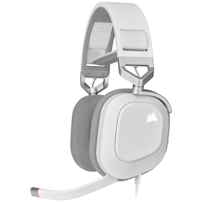 Auricular CORSAIR HS80 RGB USB White
