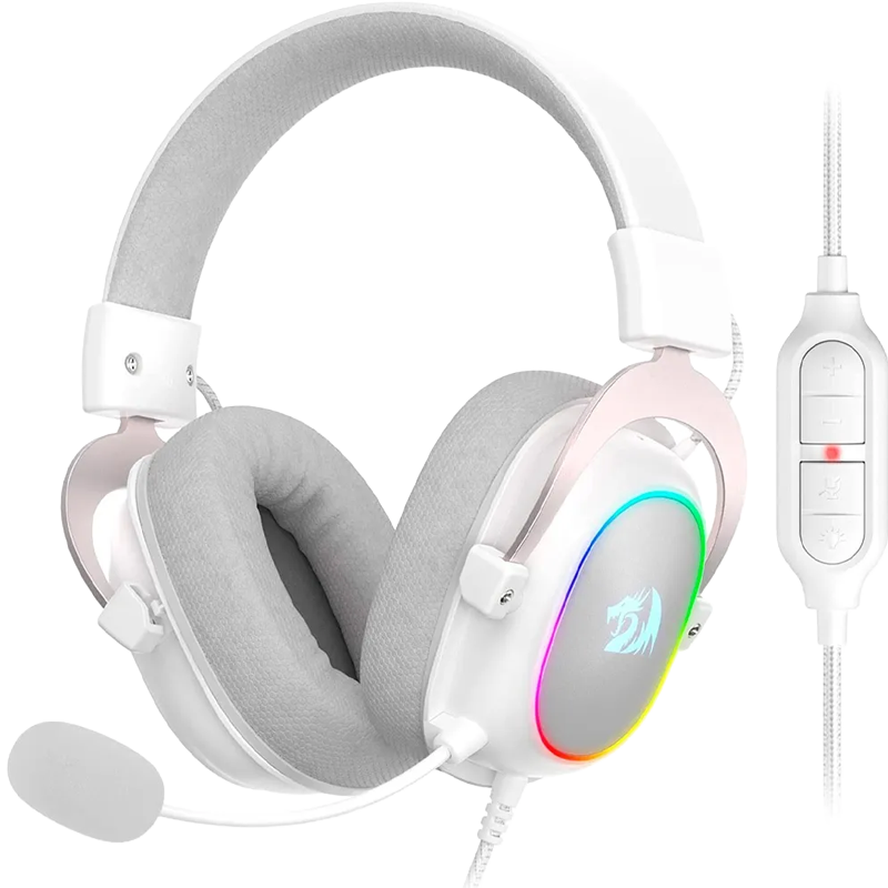 Auricular REDRAGON Zeus X RGB Blanco