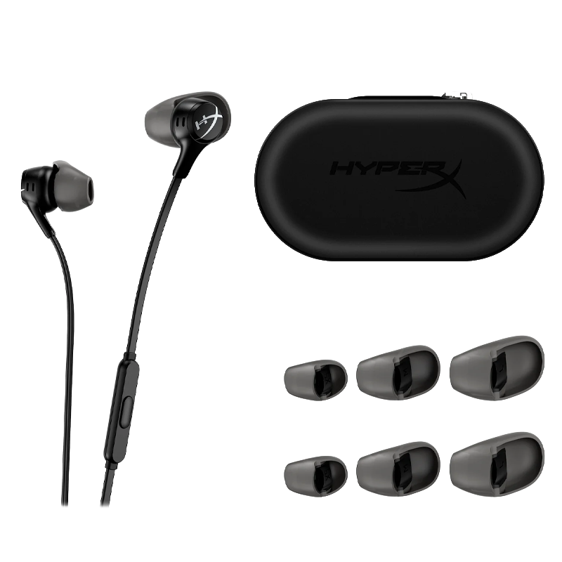 AURICULAR HYPERX CLOUD EARBUDS II BLACK