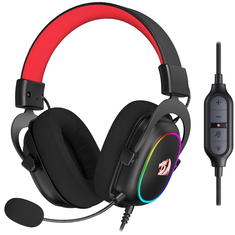AURICULAR REDRAGON ZEUS X RGB NEGRO