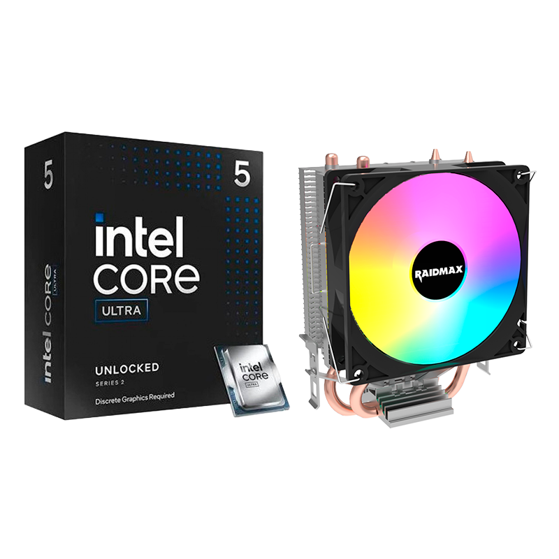 Combo Actualizacion INTEL Core Ultra 5 245K + Cooler RAIDMAX AC902K