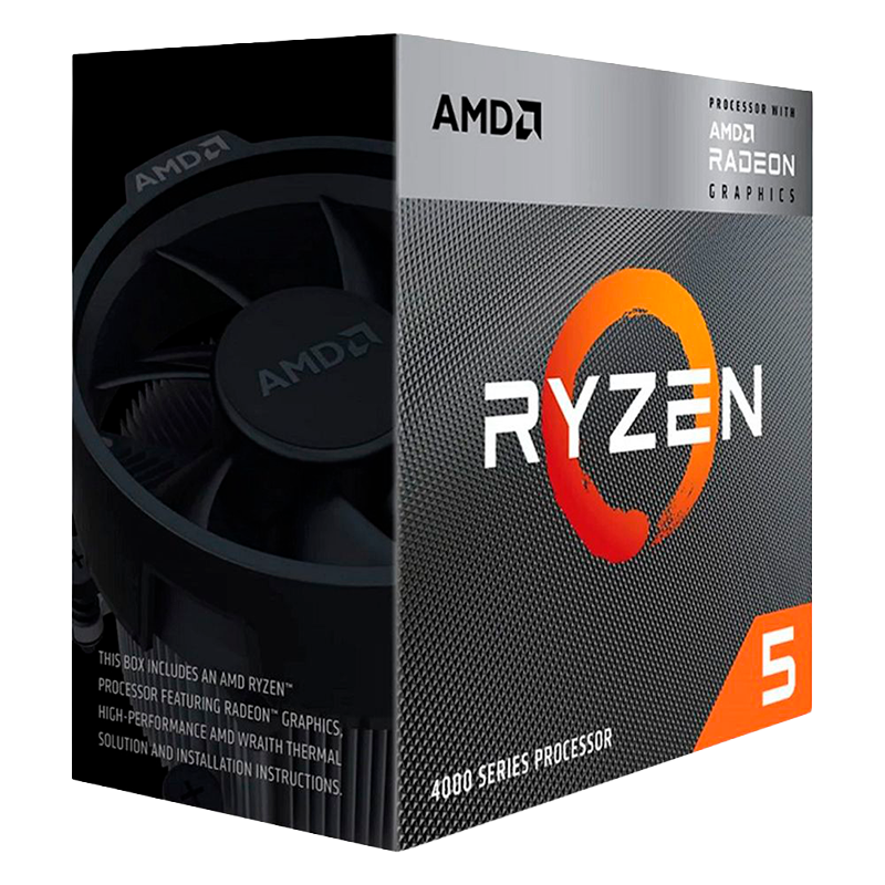 MICRO PROCESADOR AMD RYZEN 5 3400G 4.2 GHZ TURBO C/COOLER - AM4