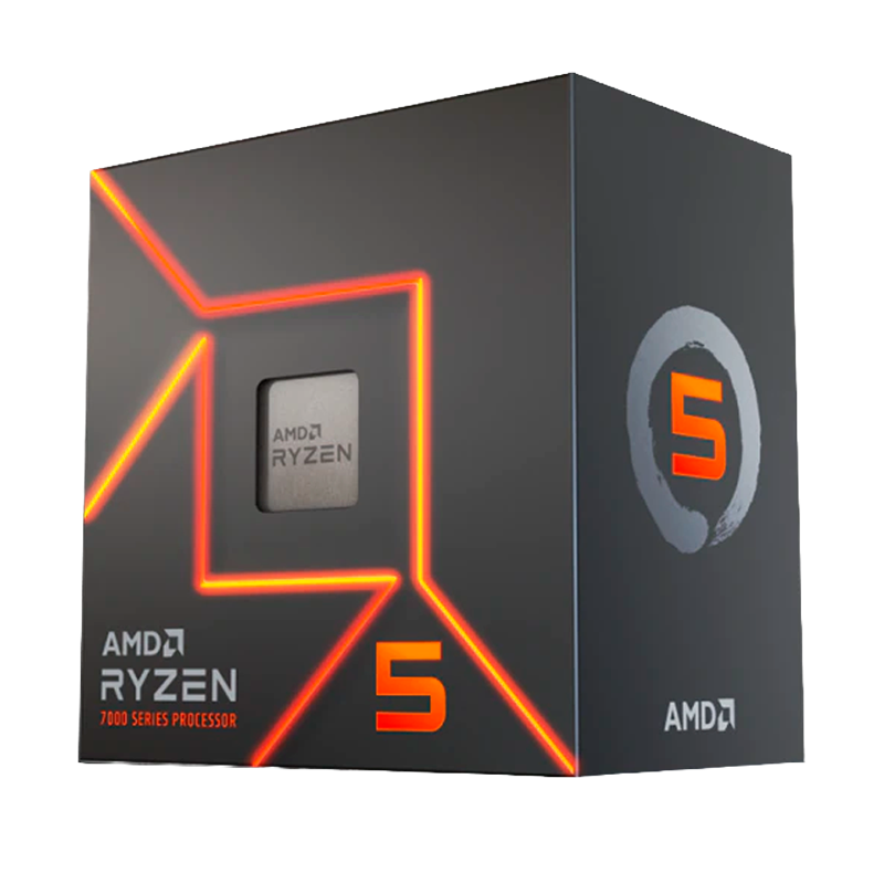 Micro Procesador AMD Ryzen 5 7600 5.1 GHz Turbo C/Cooler - AM5