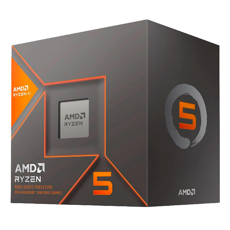 MICRO PROCESADOR AMD RYZEN 5 8600G 5.0 GHZ TURBO C/COOLER - AM5