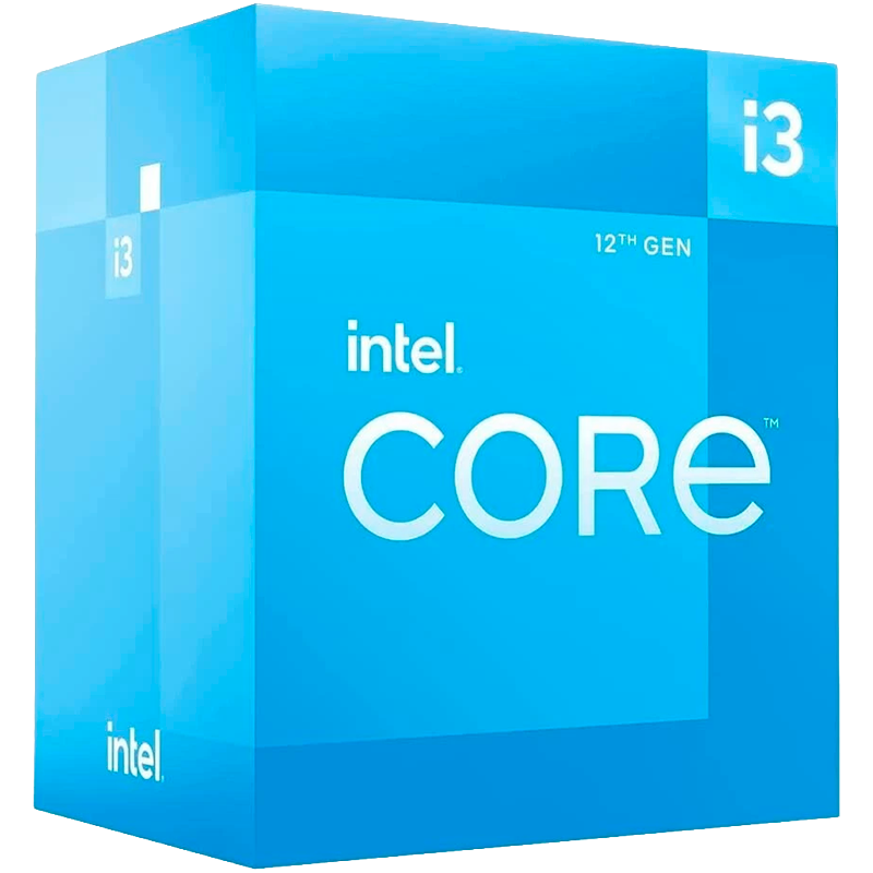 MICRO PROCESADOR INTEL CORE I3 12100 C/VIDEO C/COOLER - LGA1700