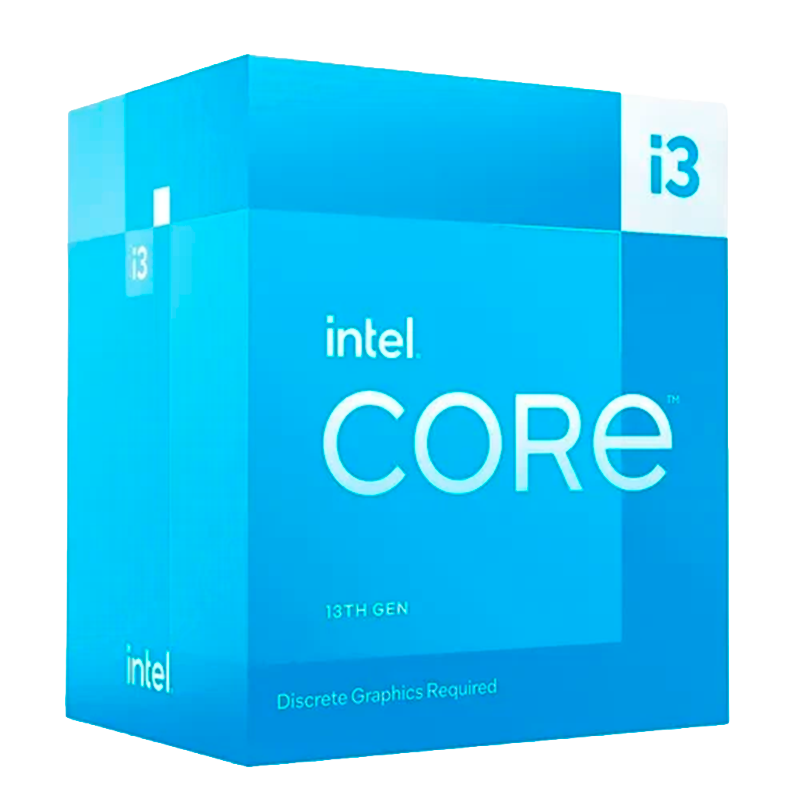 MICRO PROCESADOR INTEL CORE I3 13100F S/VIDEO C/COOLER - LGA1700