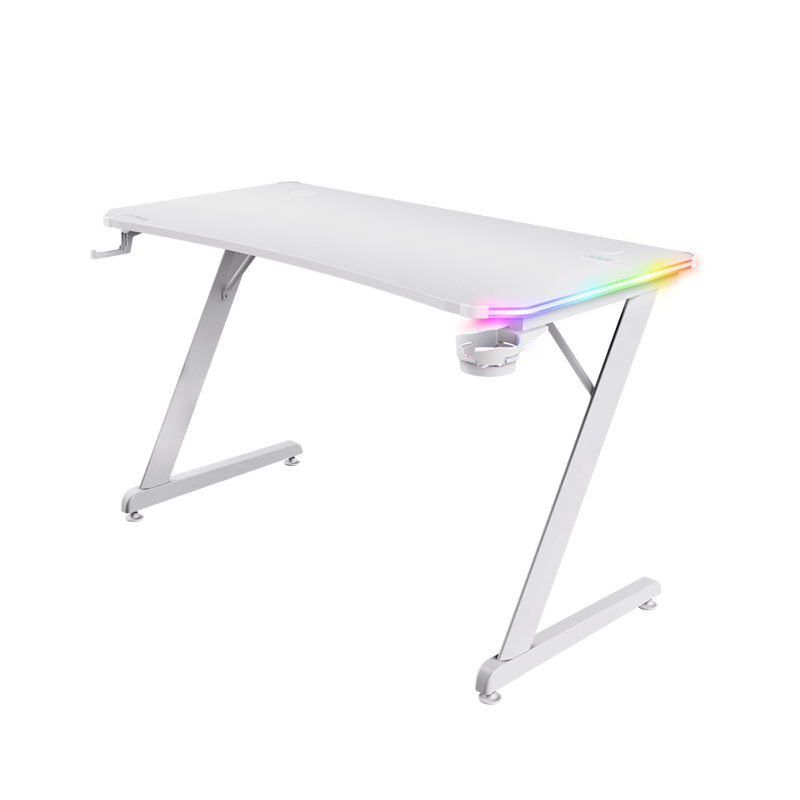 Escritorio TRUST GXT709W Luminus RGB White