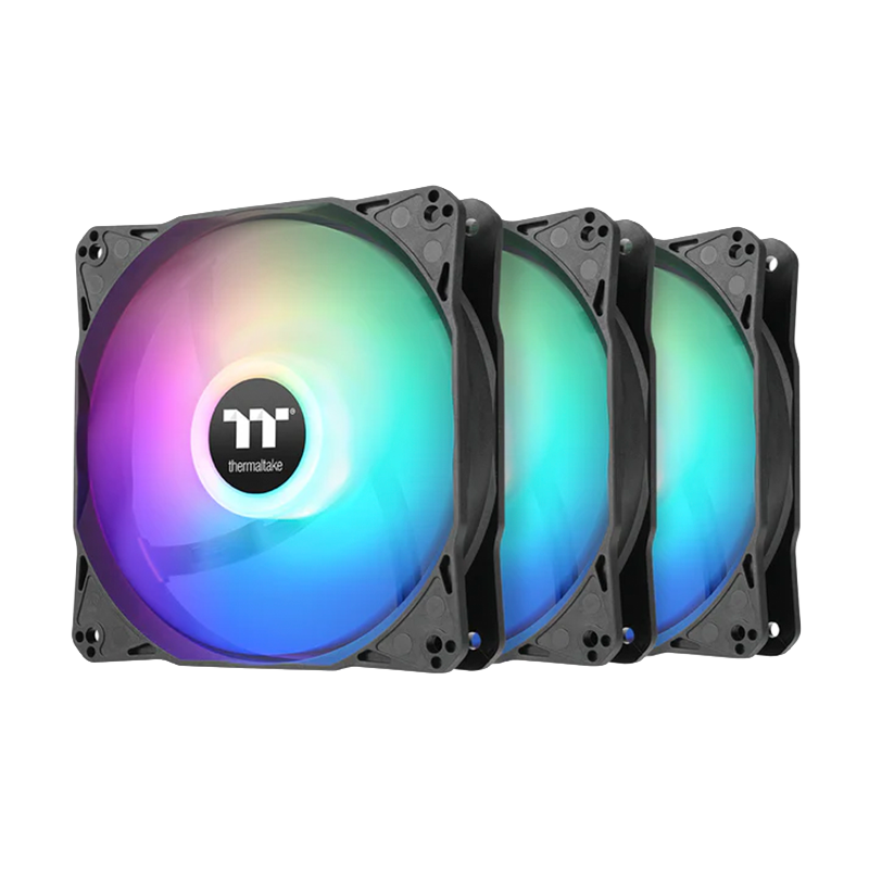 FAN Cooler THERMALTAKE LE120 ARGB Black Pack x3 120MM