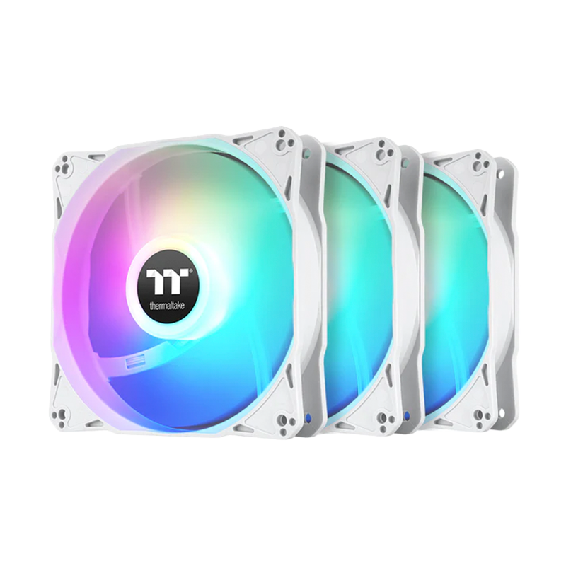 FAN COOLER THERMALTAKE LE120 ARGB WHITE PACK X3 120MM