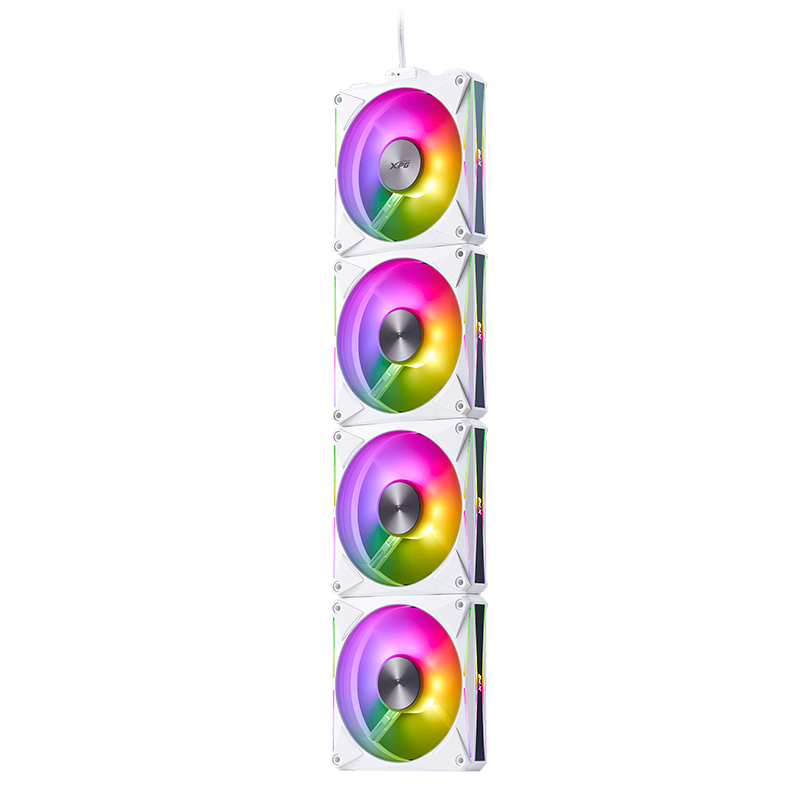 FAN Cooler ADATA XPG Hurricane MAG White ARGB Pack x4 120MM