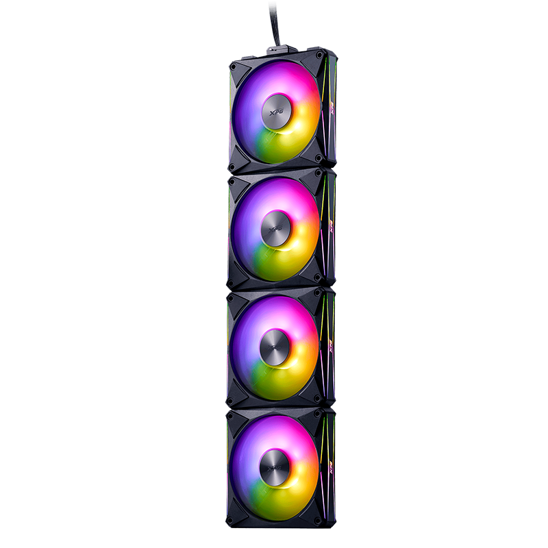FAN Cooler ADATA XPG Hurricane MAG Black ARGB Pack x4 120MM