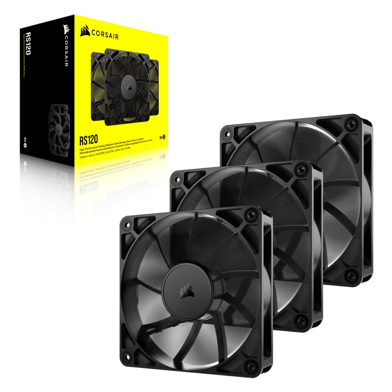 FAN Cooler CORSAIR RS120 Black Pack x3