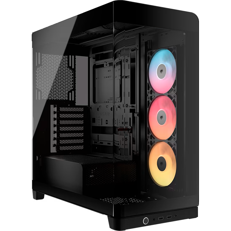 Gabinete CORSAIR 4500X RS-R Black x3 Fans ARGB Reverse