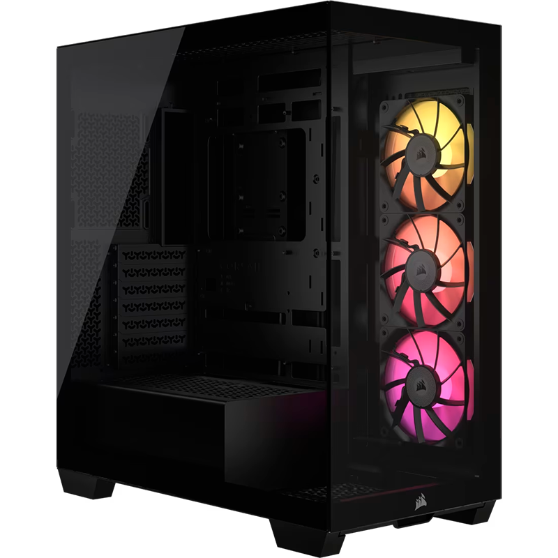 Gabinete CORSAIR 3500X Black x3 Fans RGB