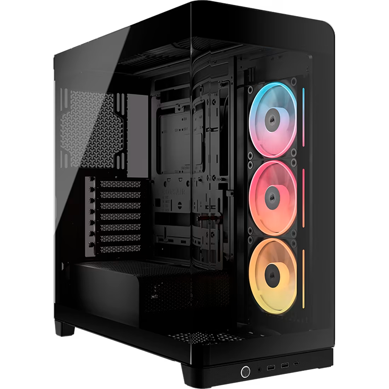 GABINETE CORSAIR 4500X LX-R BLACK X3 FANS ARGB REVERSE