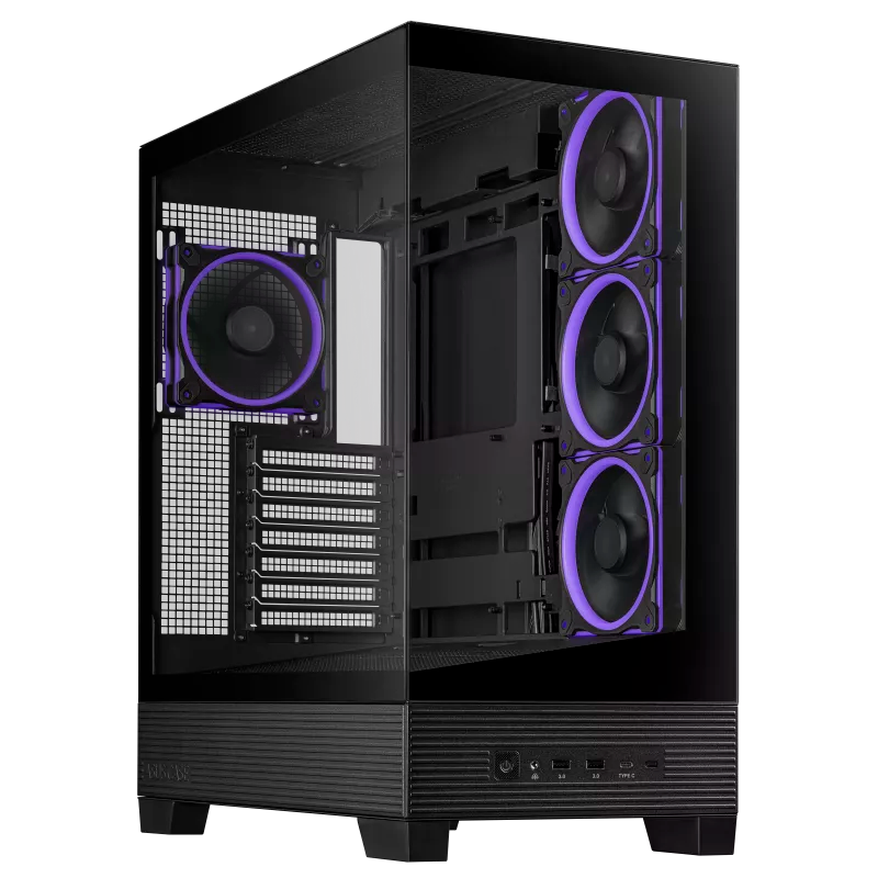 Gabinete ASUS A31 Plus TG x4 Fans ARGB White