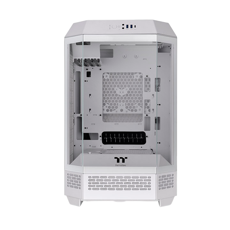 Gabinete THERMALTAKE The Tower 300 TG x2 Fans Snow White