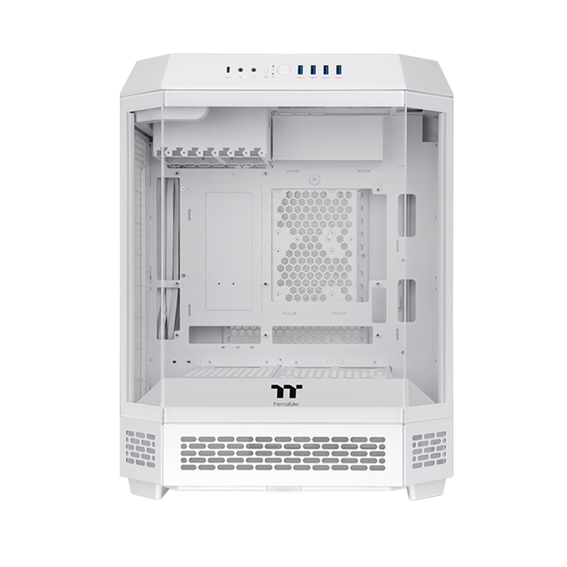 Gabinete THERMALTAKE The Tower 600 TG x2 Fans Snow White