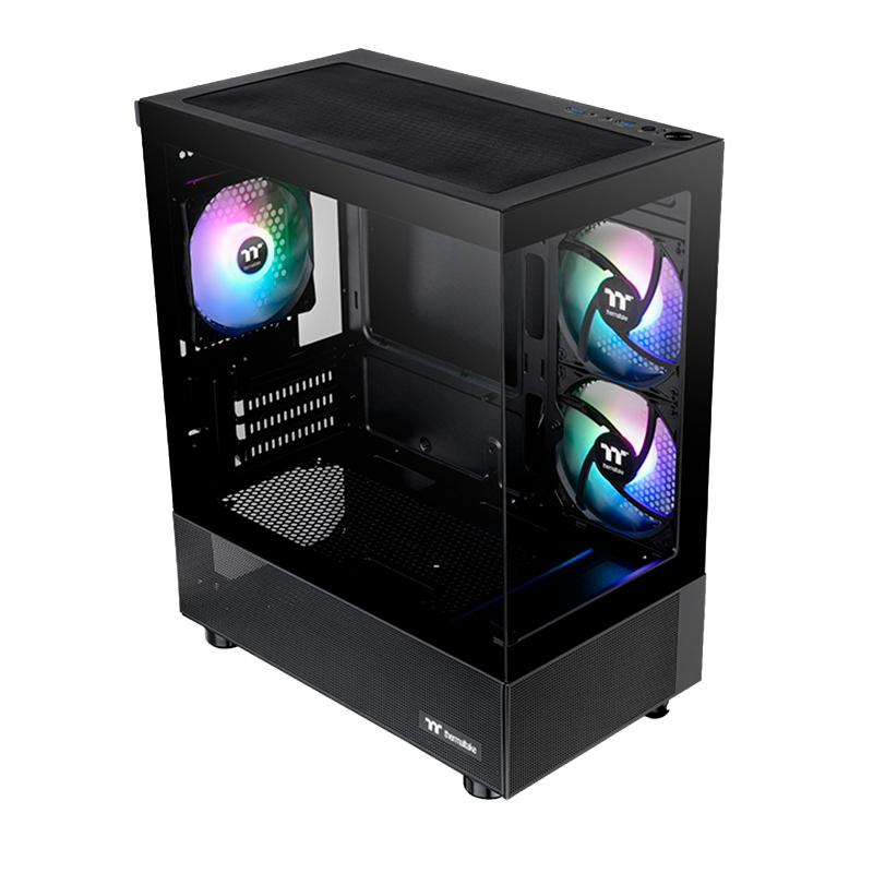 Gabinete THERMALTAKE View 170 Micro TG x3 Fans ARGB Black