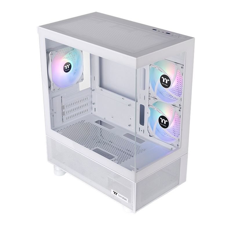 Gabinete THERMALTAKE View 170 Micro TG x3 Fans ARGB Snow White