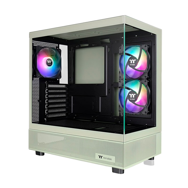 Gabinete THERMALTAKE View 270 Plus TG x3 Fans ARGB Matcha Green