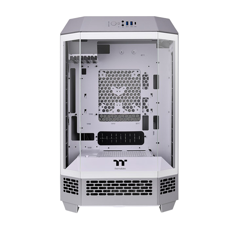 Gabinete THERMALTAKE The Tower 300 TG x2 Fans Limestone