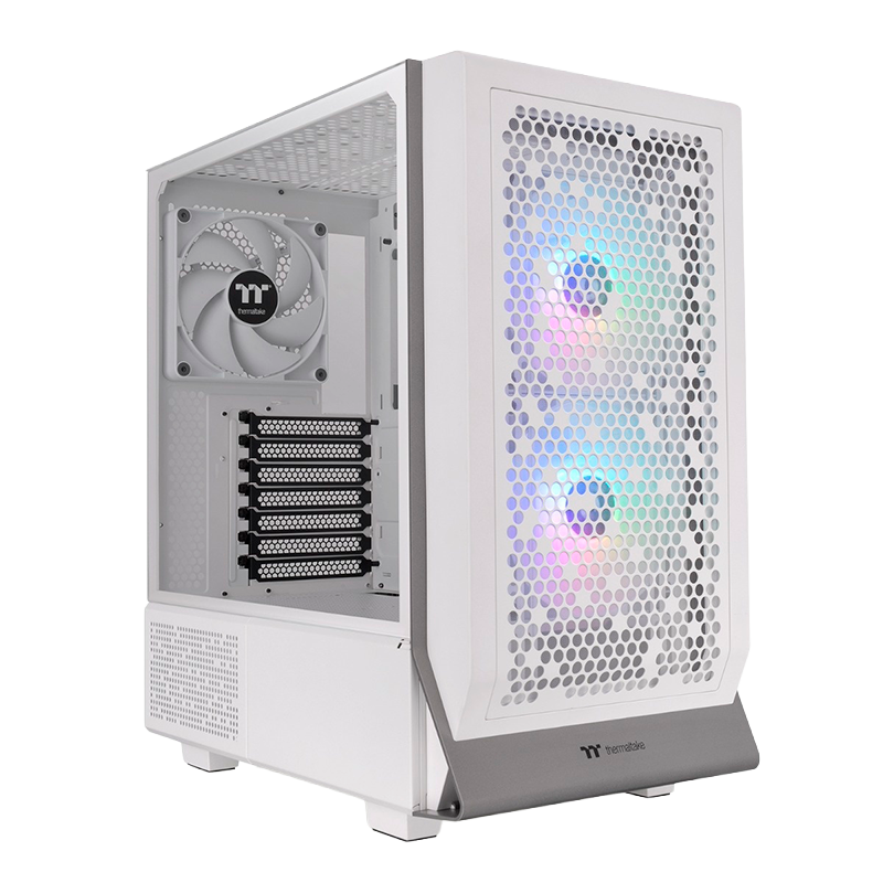 Gabinete THERMALTAKE Ceres 300 TG x2 Fans ARGB x1 Fan White Snow