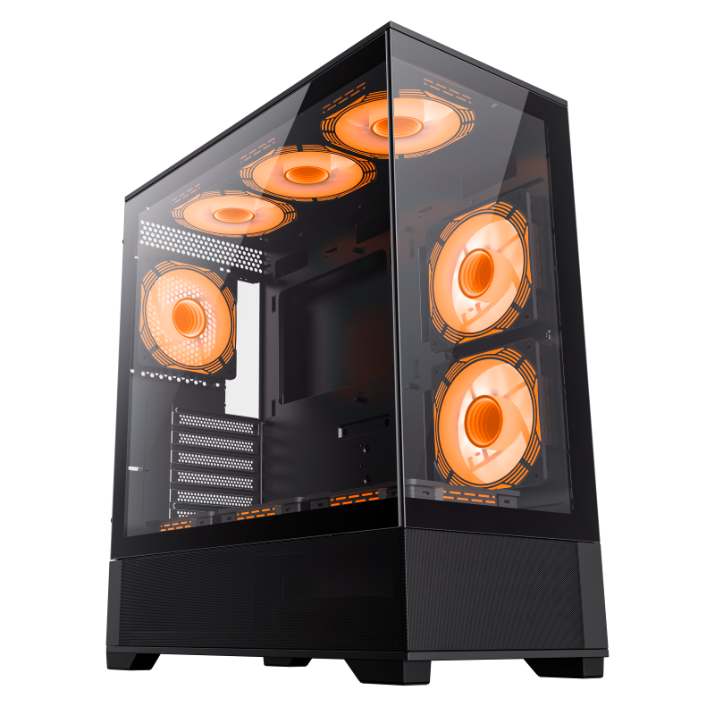 GABINETE GAMEMAX VISTA AB X6 FANS ARGB E-ATX