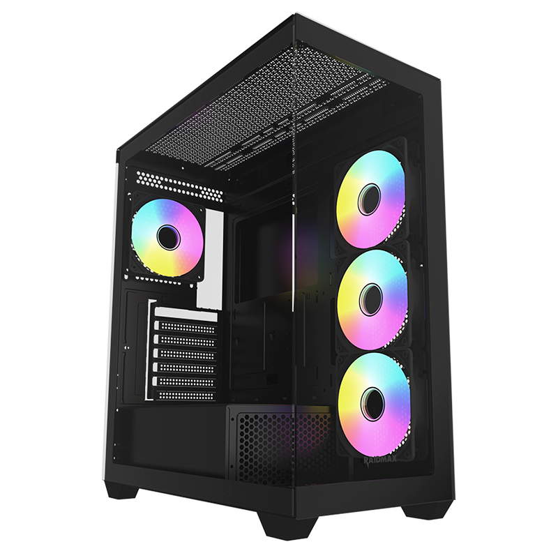 Gabinete RAIDMAX Infinita i800 x4 Fans ARGB Black ATX