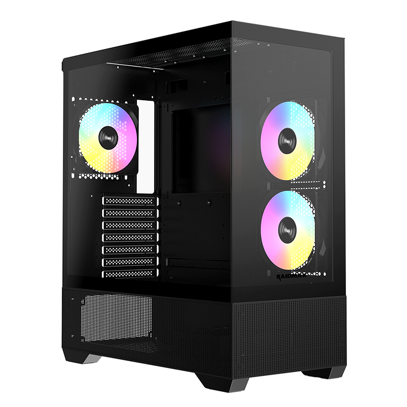 Gabinete RAIDMAX Infinita i801 Air x3 Fans ARGB White E-ATX