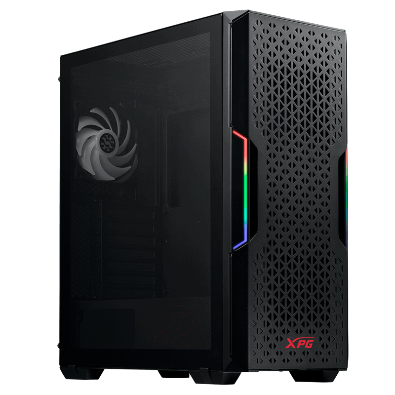 Gabinete ADATA XPG Starker Air BTF Negro x4 Fans ARGB
