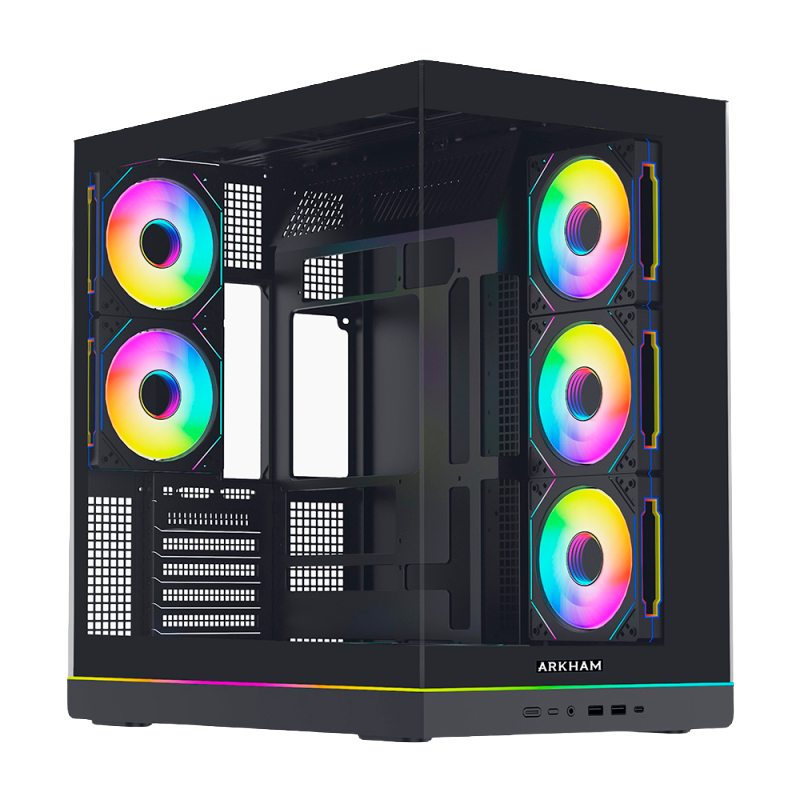 Gabinete ARKHAM Rascal x5 Fans ARGB ATX