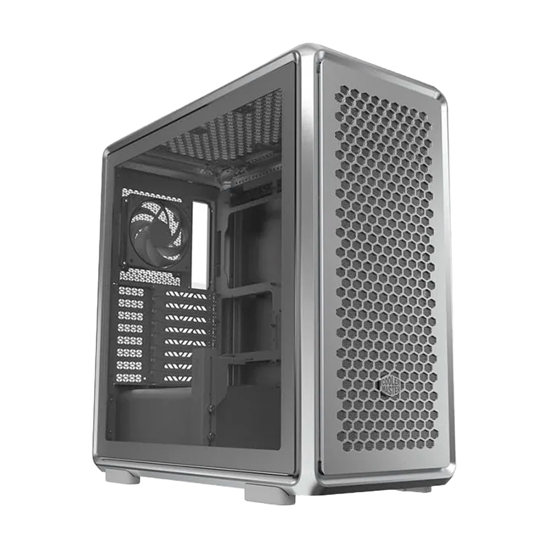 Gabinete COOLER MASTER MasterFrame 600 x4 Fans SickleFlow Aluminio Modular Silver