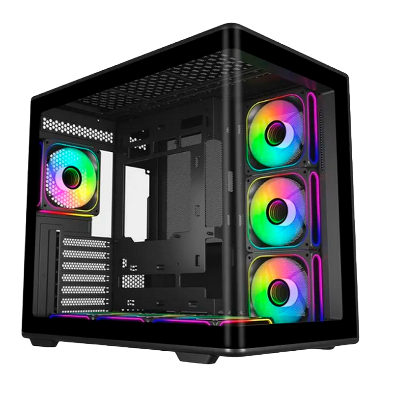 GABINETE COOLER MASTER 600 ELITE X7 FANS ARGB BLACK