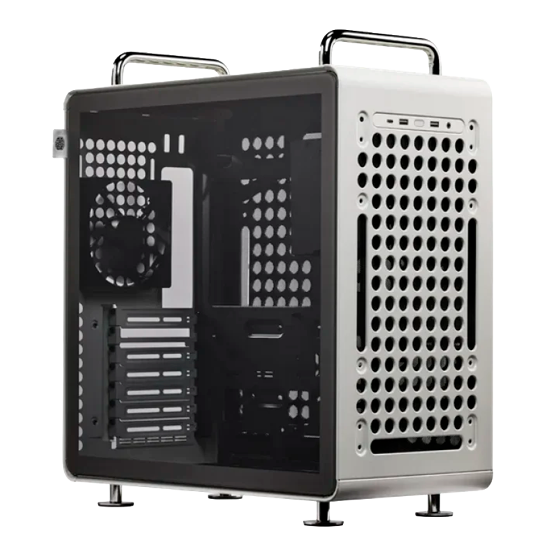 Gabinete COOLER MASTER Qube 540 Stardust Iron x1 Fan