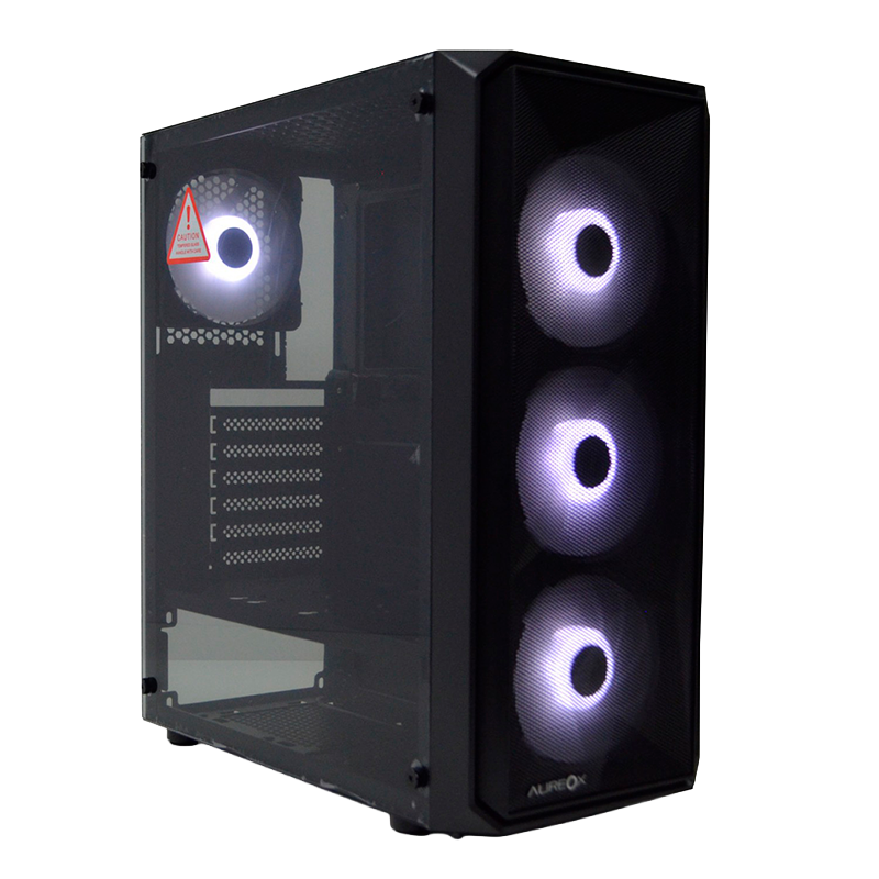 Gabinete AUREOX Volans ARX 360G x4 Fans RGB