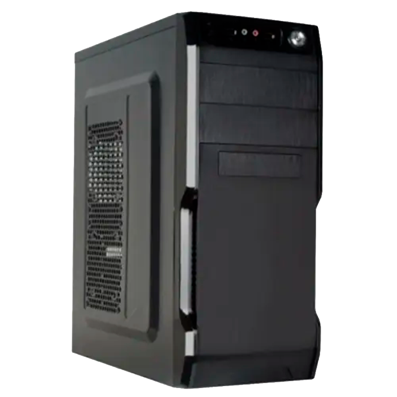 Gabinete KIT CROMAX 2801 Teclado + Mouse C/Fuente 600W Black