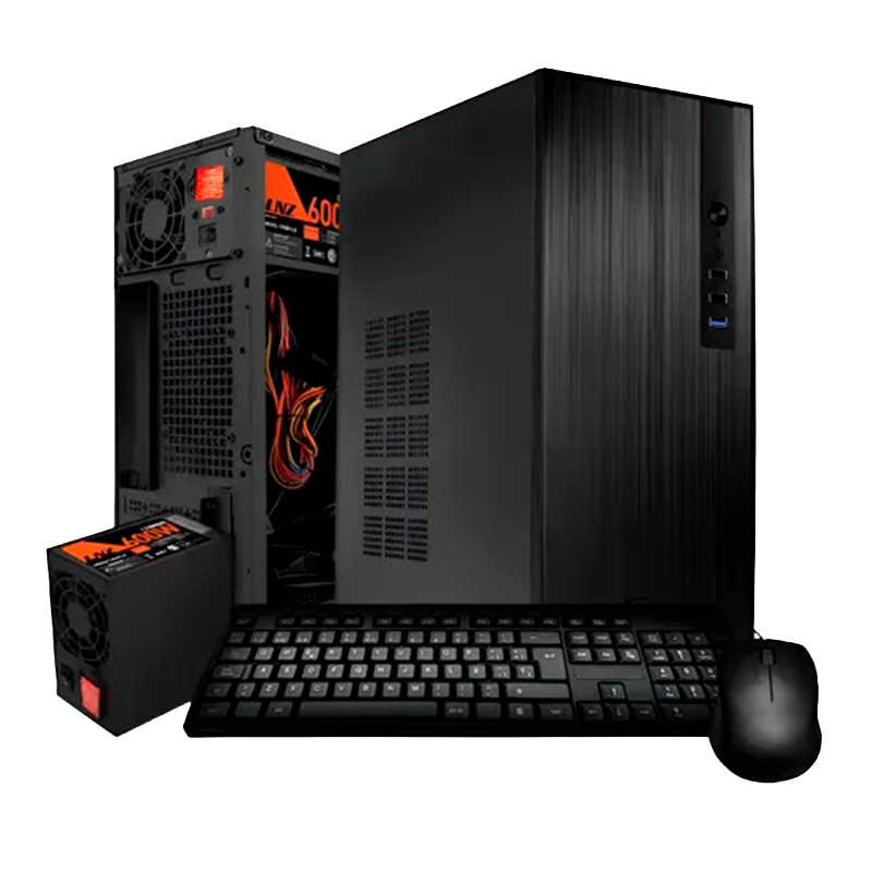 GABINETE KIT SENTEY TM40 MOUSE + TECLADO FUENTE 600W