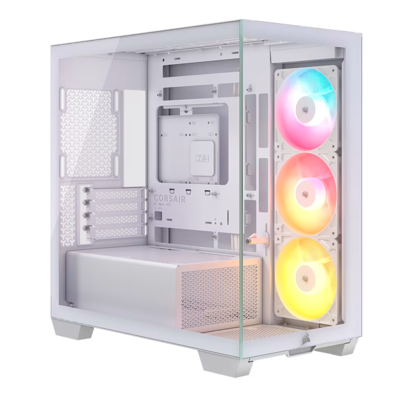 Gabinete CORSAIR Frame 2800X RS-R Mini Tower TG White