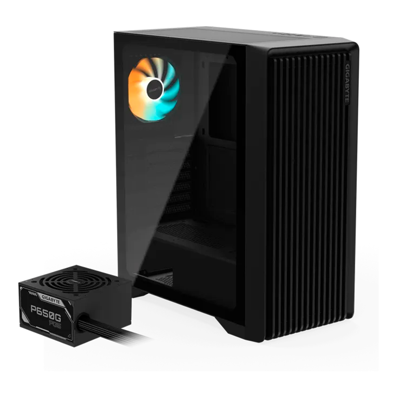 Gabinete GIGABYTE C103 Glass + 650W 80+ Gold