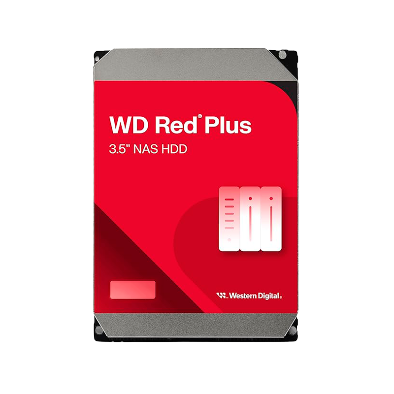 Disco HDD WESTERN DIGITAL 10TB Red Plus 7200 RPM SATA III