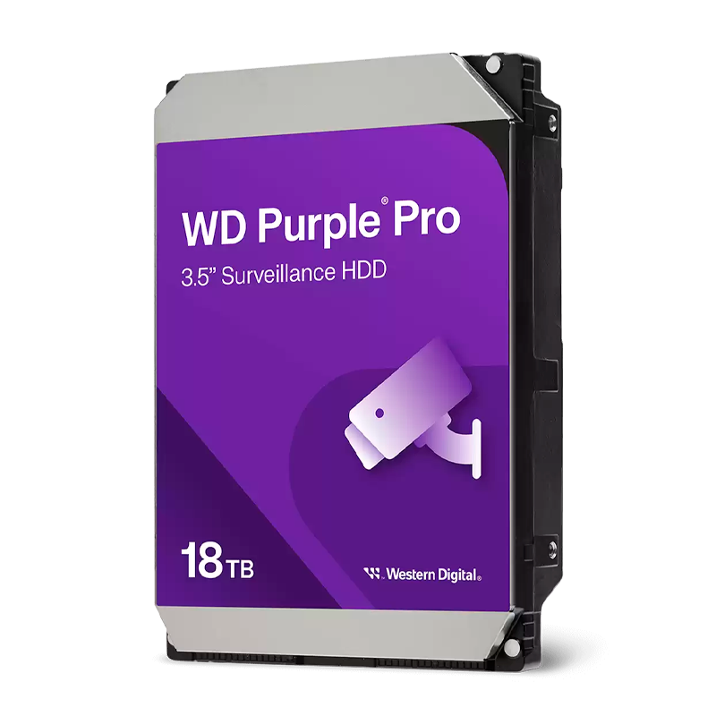 Disco HDD WESTERN DIGITAL 18TB Purple Pro 512MB 7200RPM SATA