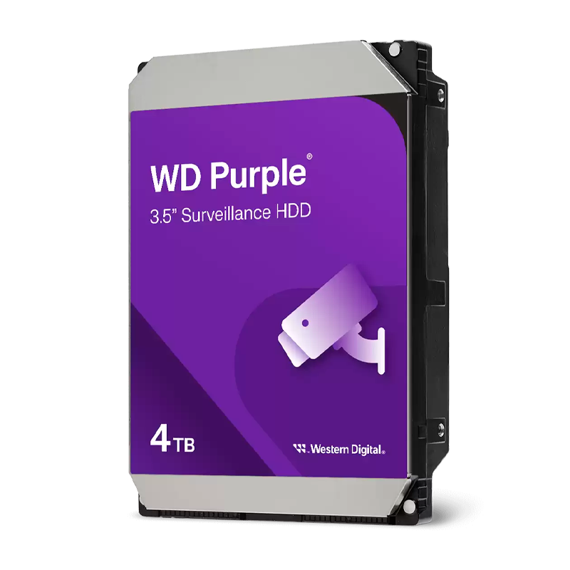 Disco HDD WESTERN DIGITAL 4TB Purple SATA