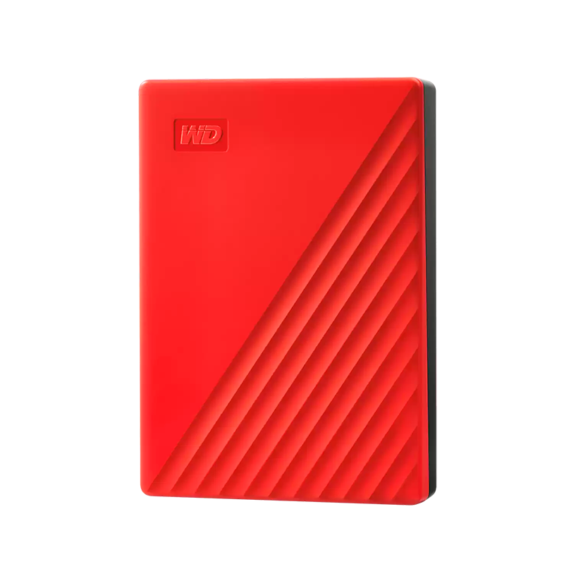 Disco HDD Externo WESTERN DIGITAL 4TB MyPassport USB 3.2 Rojo